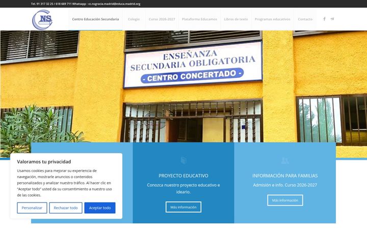 Screenshot of cnsgracia.es