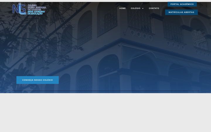 Posnetek zaslona cnslourdes.com.br