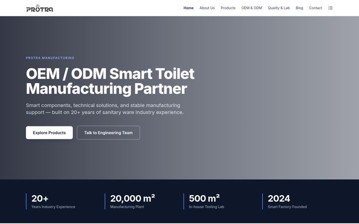 Screenshot of cnsmarttoilet.com