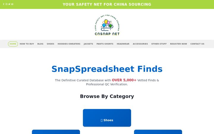 Screenshot of cnsnap.net