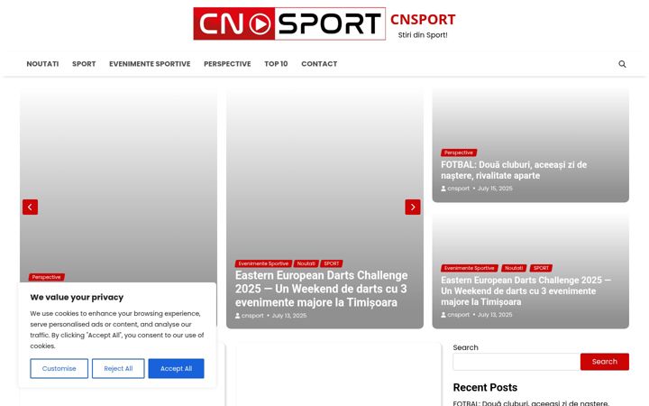Screenshot of cnsport.ro