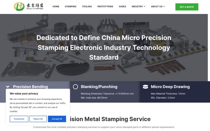 Screenshot of cnstamping.com