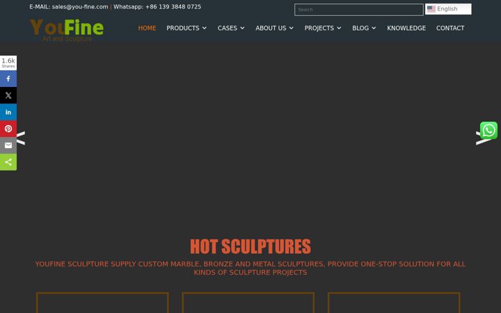 Screenshot of cnstatue.com