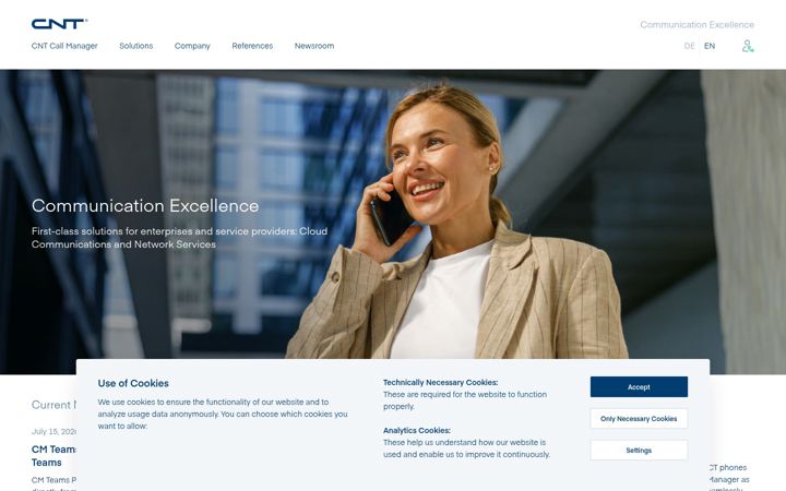 Screenshot of cnt.net
