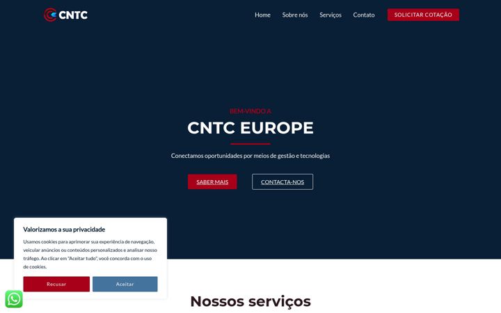 Screenshot of cntceurope.com