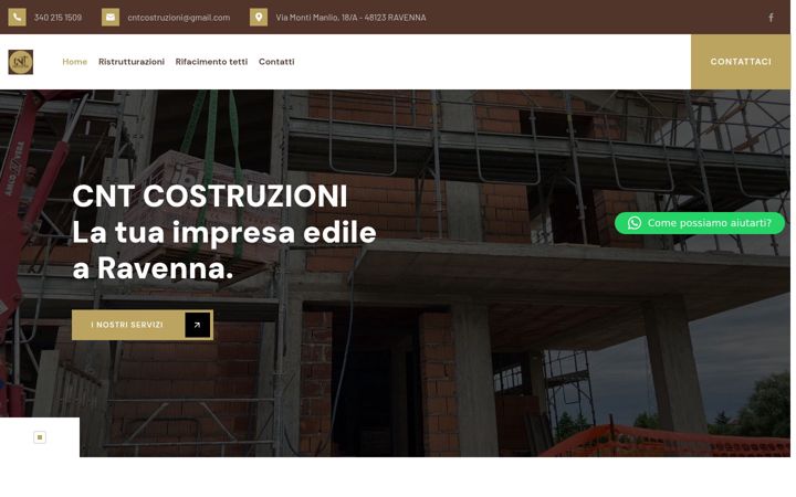 Screenshot of cntcostruzioni.it