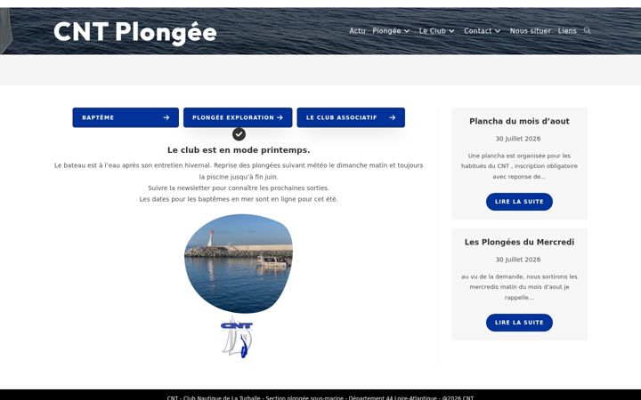 Capture d'écran de cntplongee.fr