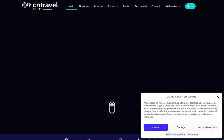Screenshot of cntravel.es