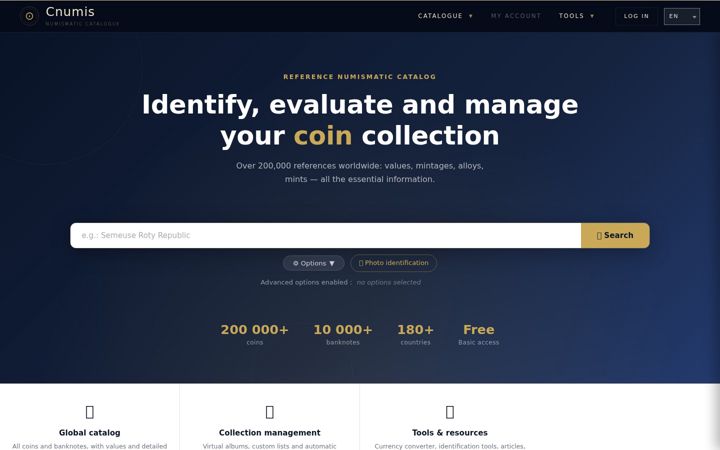 Screenshot of cnumis.com