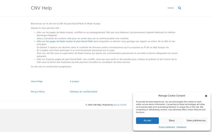 Screenshot of cnv.help