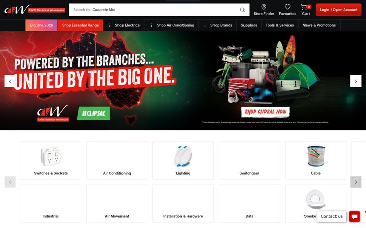 Kuvakaappaus sivustosta cnw.com.au