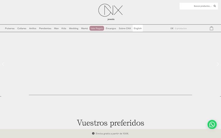 Screenshot of cnxjewels.com