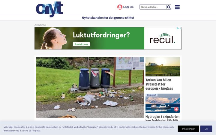 Ekrano kopija cnytt.no