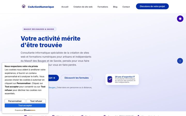 Capture d'écran de co-action-numerique.fr