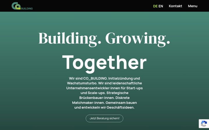 Screenshot of co-building.eu