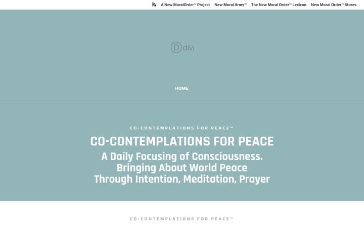 Screenshot of co-contemplation.com