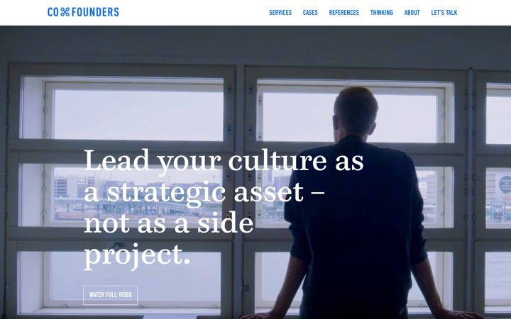 Screenshot of co-founders.com