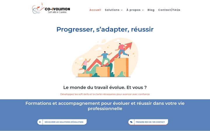 Screenshot of co-ivolution.fr