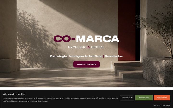 Screenshot of co-marca.es