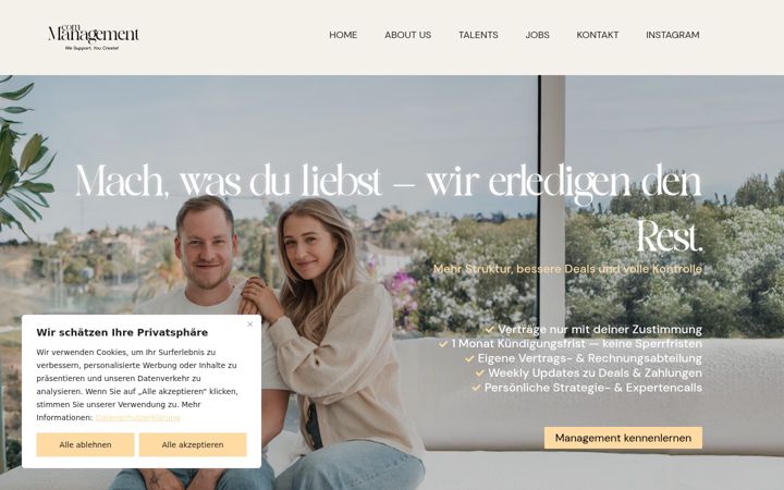 Screenshot of co-mng.de