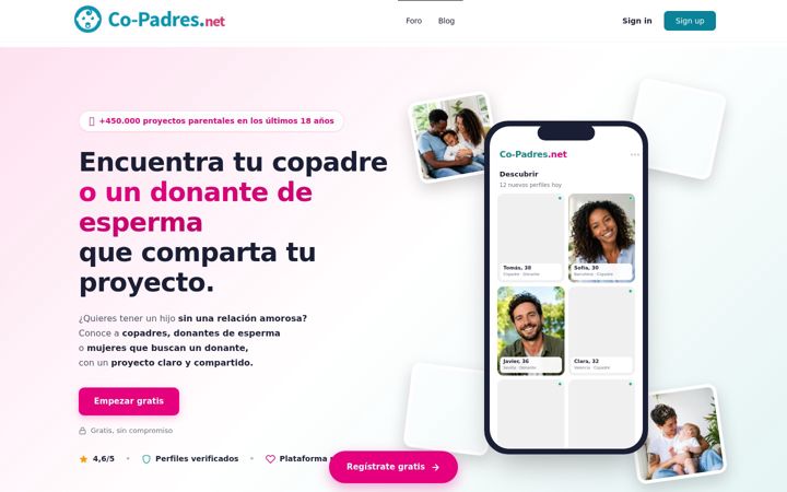 Screenshot of co-padres.net