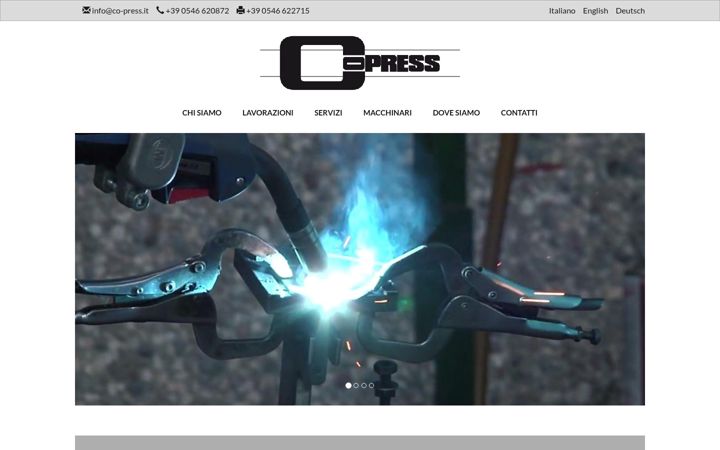 Screenshot of co-press.it