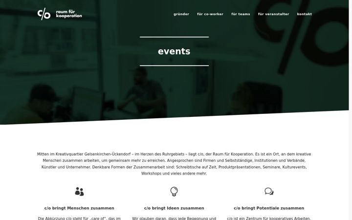 Screenshot of co-raum.de