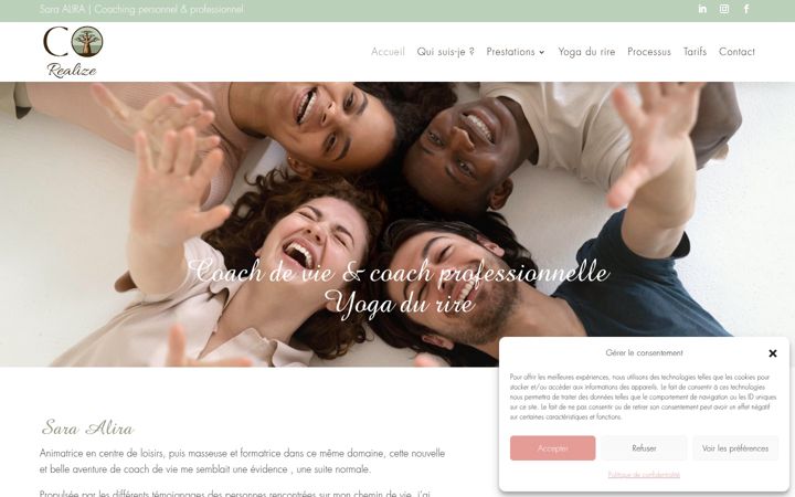 Screenshot of co-realize.fr