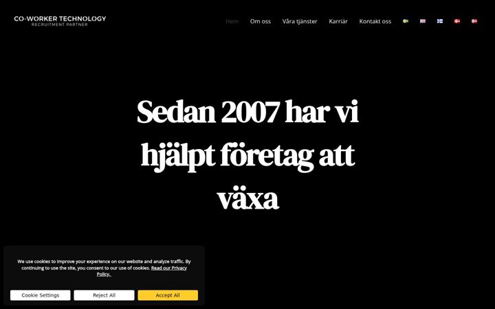 Screenshot of co-workertech.com