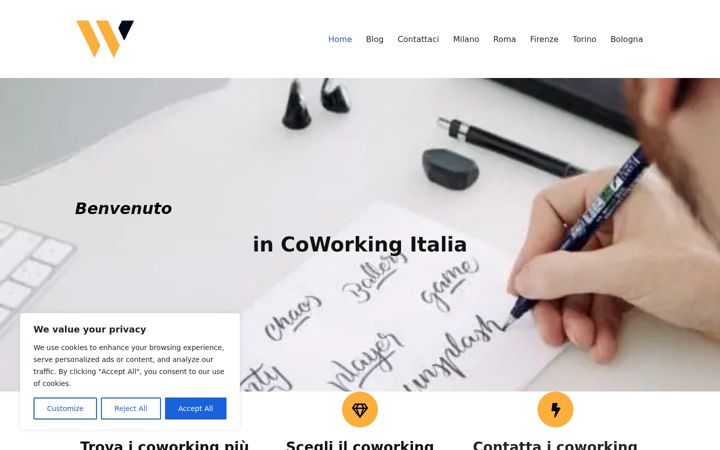 Screenshot von co-workings.it