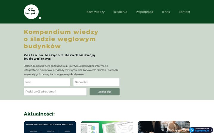 Screenshot of co2budynku.pl