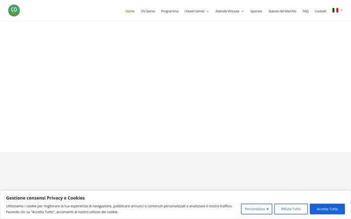 Screenshot von co2lowemissions.it