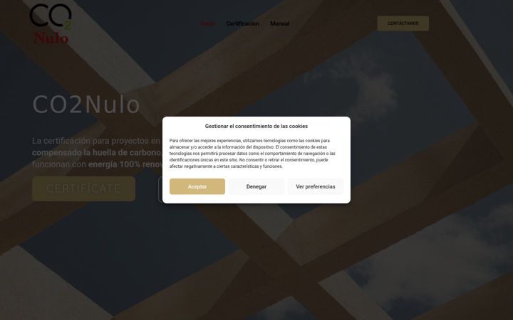 Screenshot of co2nulo.org
