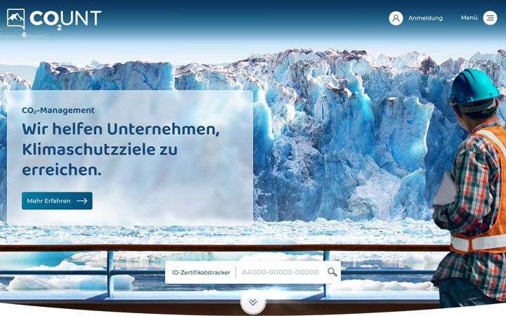 Screenshot of co2unt.com