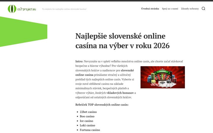 Screenshot of co3-project.eu