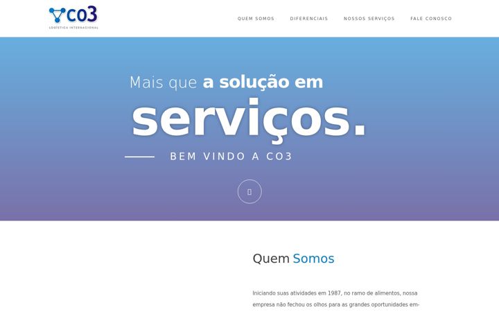 Posnetek zaslona co3.com.br