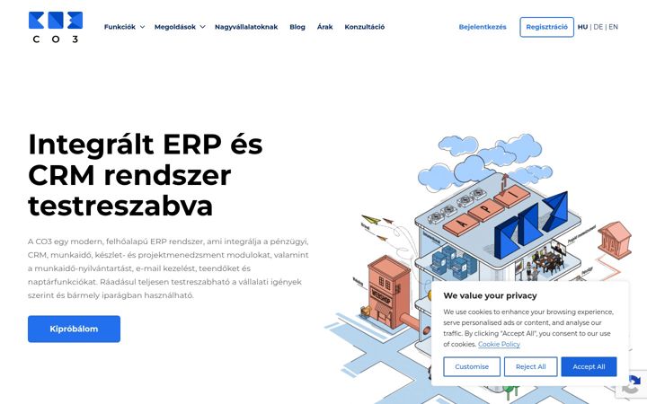Screenshot of co3app.com