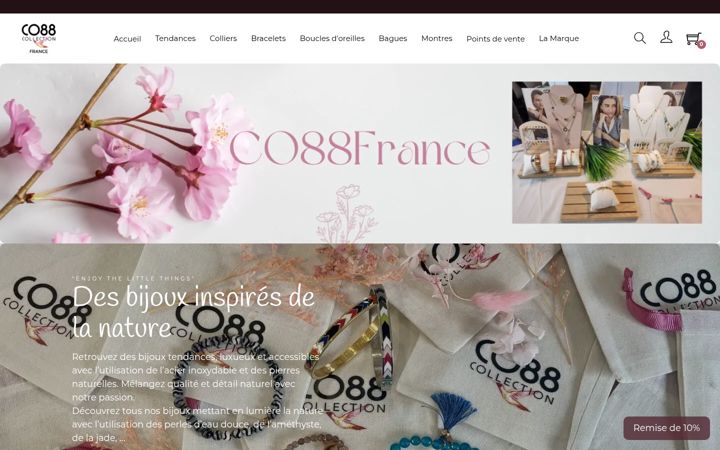 Screenshot of co88france.fr