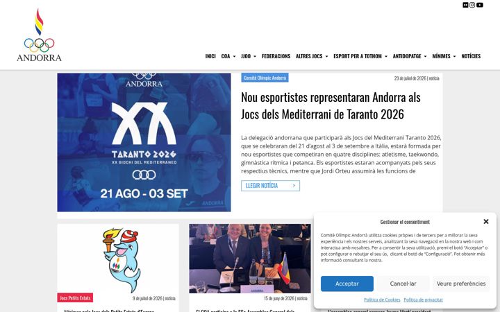 Screenshot of coa.ad