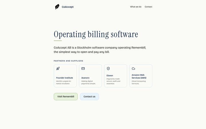 Screenshot of coaccept.com
