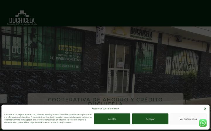 Screenshot of coacduchicela.fin.ec