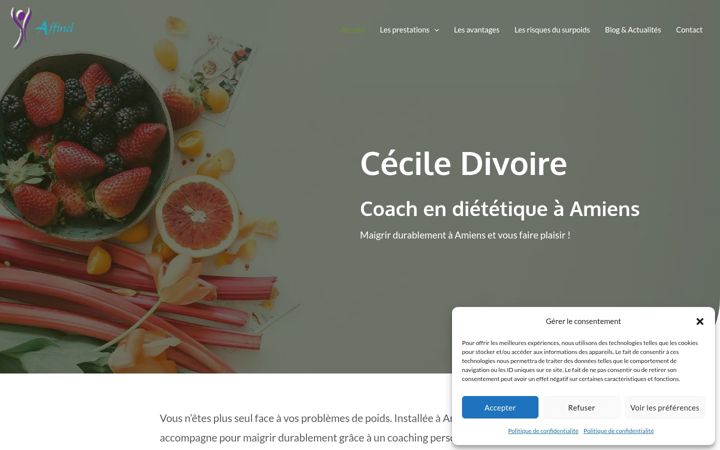 Screenshot of coach-alimentaire-amiens.fr