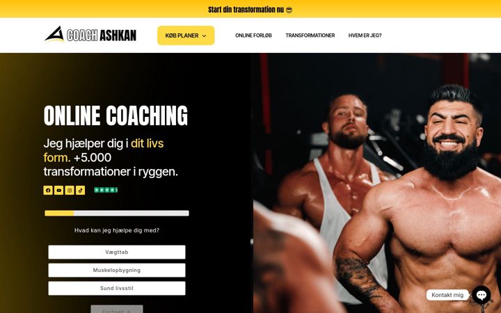 Screenshot of coach-ashkan.com