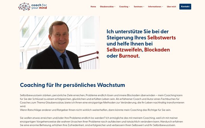 Screenshot of coach-for-your-mind.de