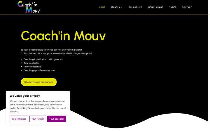 Screenshot of coach-in-mouv.com