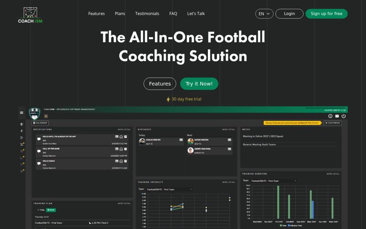 Screenshot of coach-ism.com