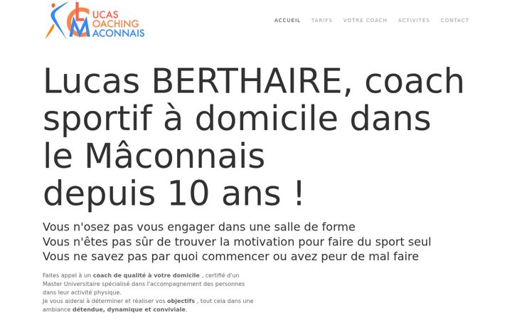 Ekrano kopija coach-lucas-macon.fr
