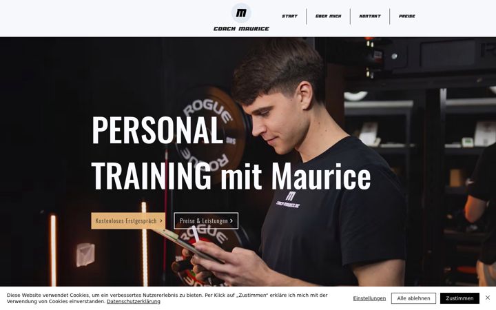 Screenshot of coach-maurice.de