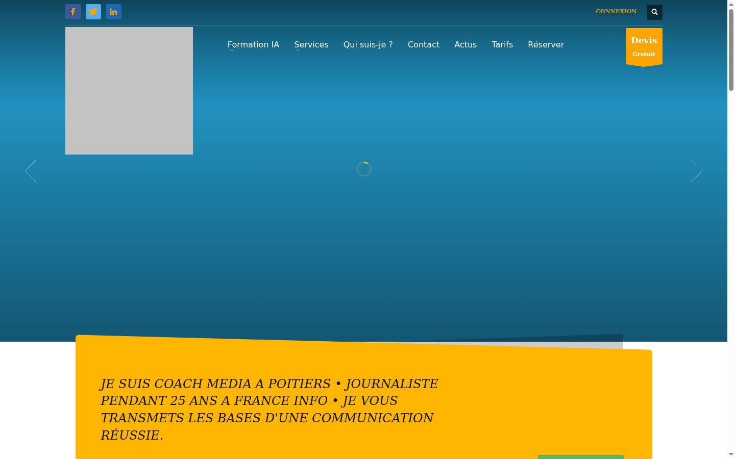 Captura de ecrã do banner de consentimento apresentado antes de qualquer interação