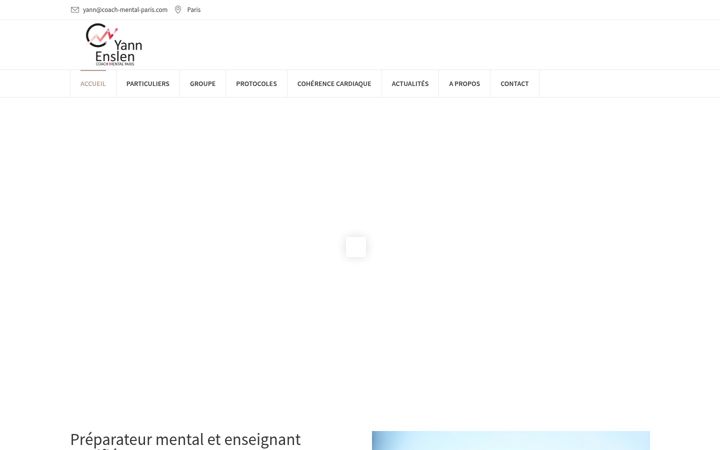 Screenshot of coach-mental-paris.com